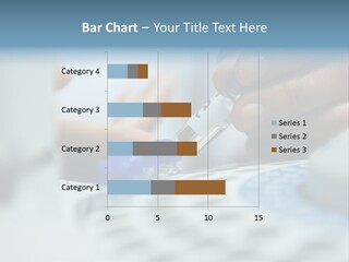 A Person Holding A Small Device In Their Hands PowerPoint Template