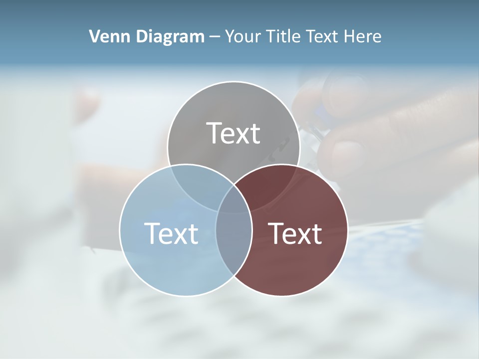 A Person Holding A Small Device In Their Hands PowerPoint Template