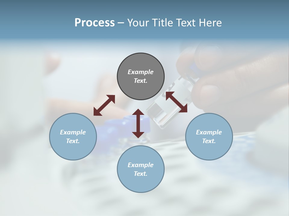 A Person Holding A Small Device In Their Hands PowerPoint Template
