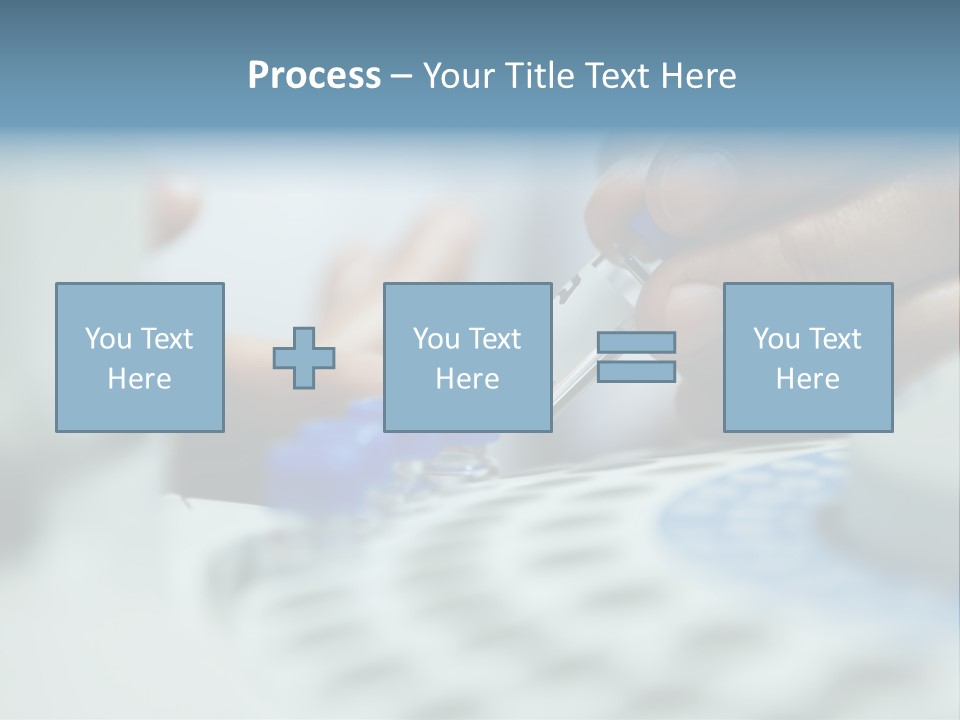 A Person Holding A Small Device In Their Hands PowerPoint Template