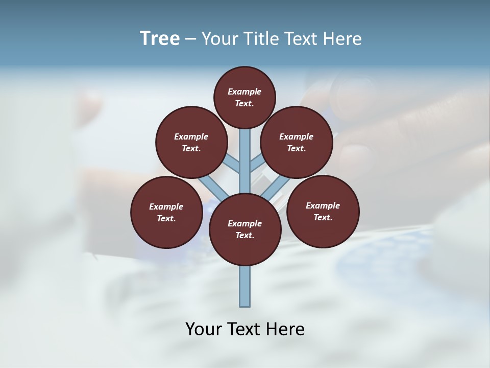 A Person Holding A Small Device In Their Hands PowerPoint Template