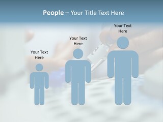 A Person Holding A Small Device In Their Hands PowerPoint Template