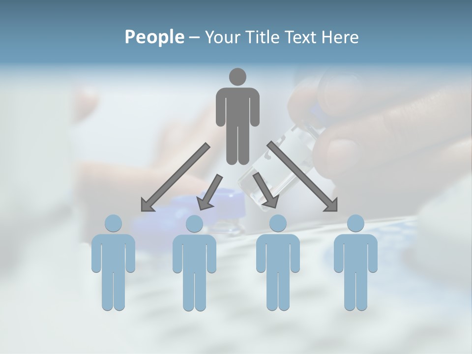 A Person Holding A Small Device In Their Hands PowerPoint Template