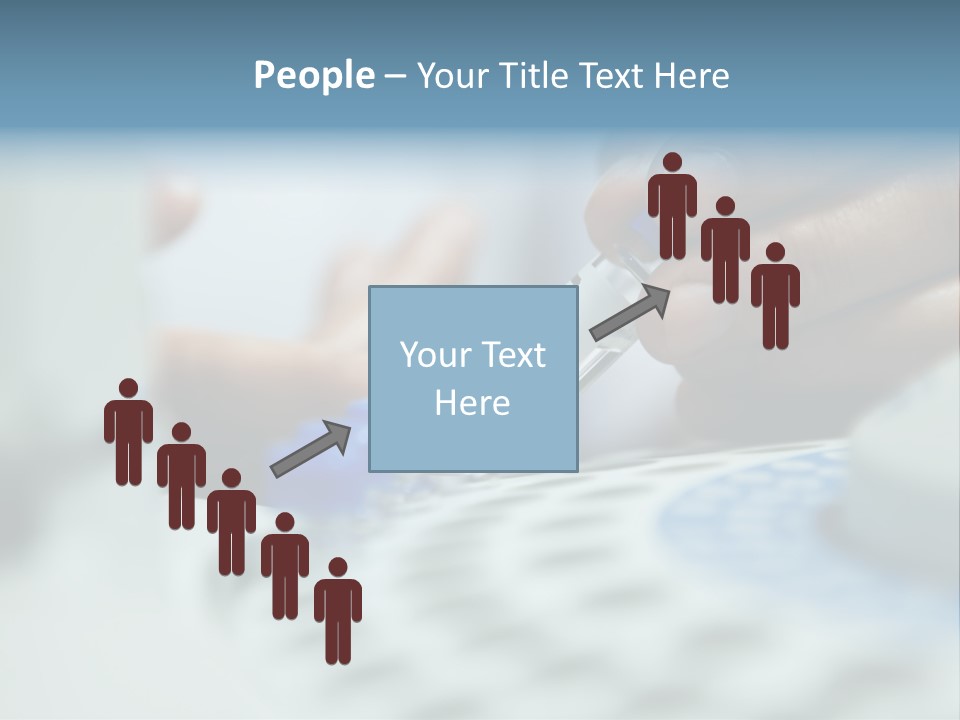 A Person Holding A Small Device In Their Hands PowerPoint Template