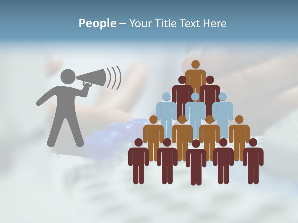 A Person Holding A Small Device In Their Hands PowerPoint Template