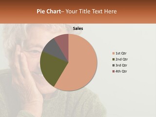 A Woman Smiling With Her Hands On Her Face PowerPoint Template