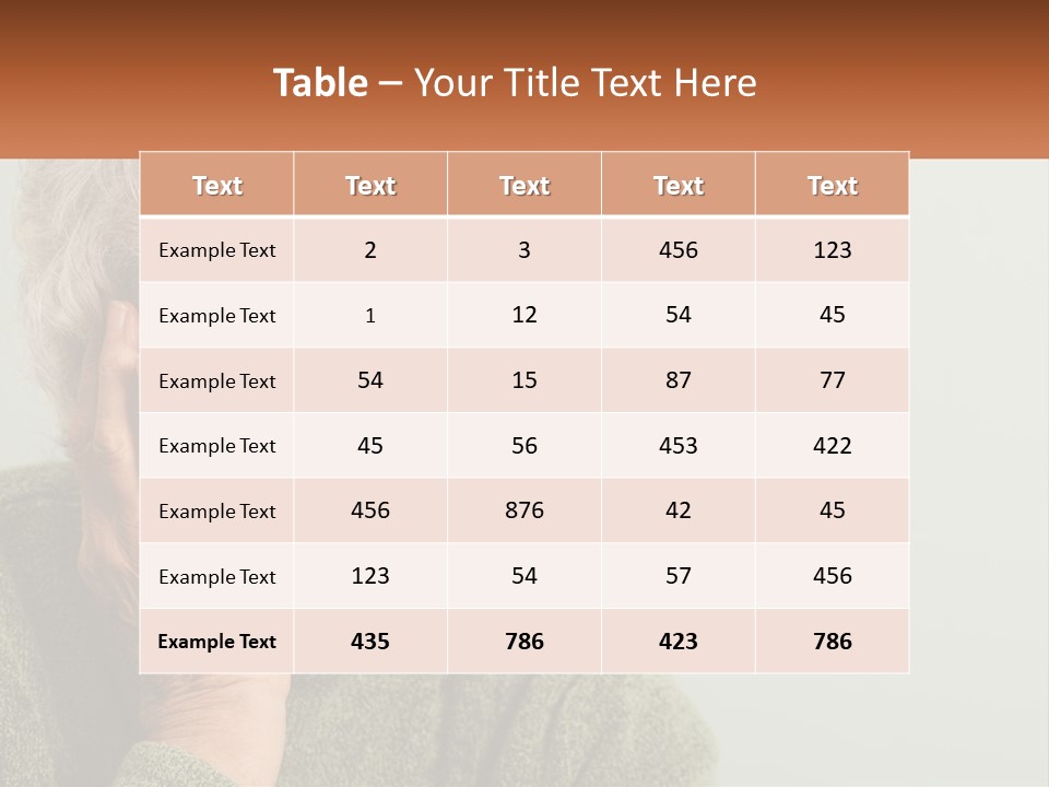 A Woman Smiling With Her Hands On Her Face PowerPoint Template