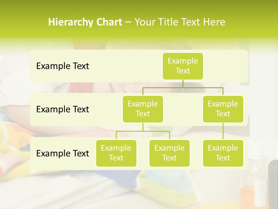 A Child Laying On A Bed With A Blanket PowerPoint Template