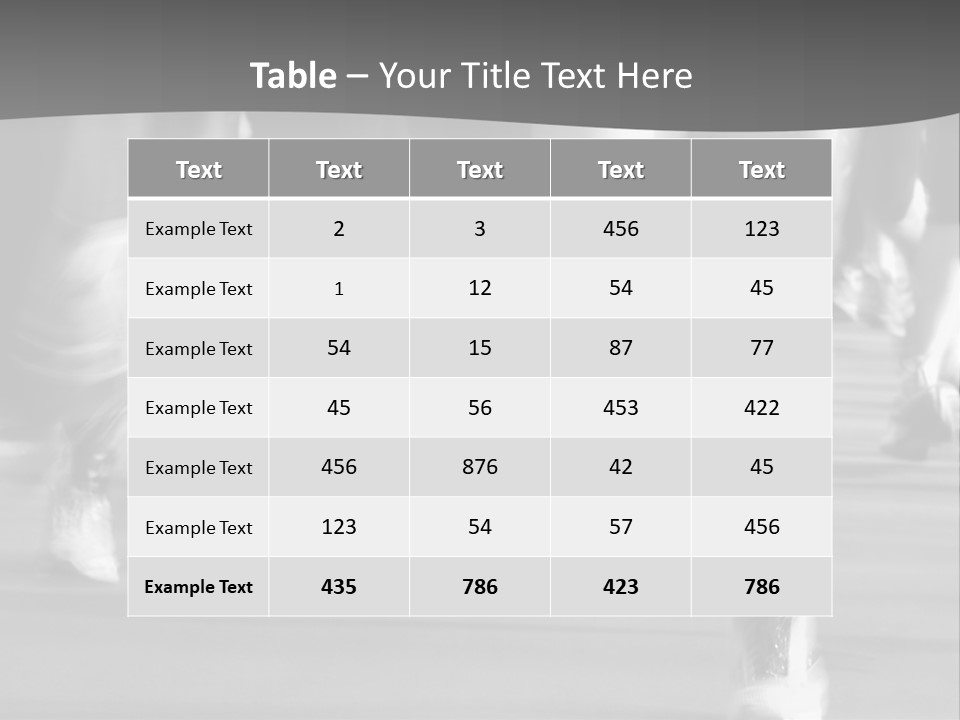 A Group Of People Walking Down A Street In Black And White PowerPoint Template