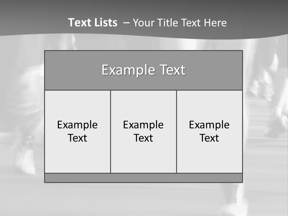 A Group Of People Walking Down A Street In Black And White PowerPoint Template