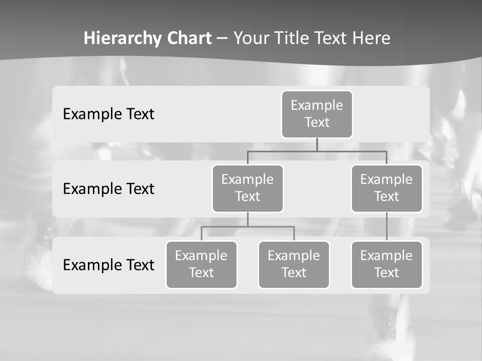 A Group Of People Walking Down A Street In Black And White PowerPoint Template