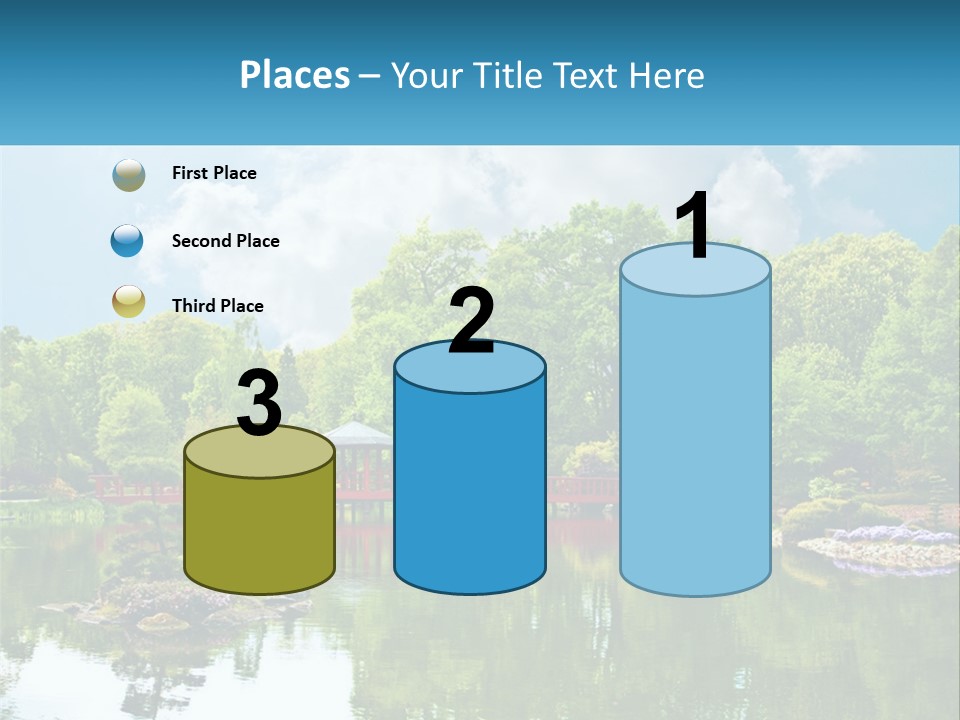 A Red Bridge Over A Body Of Water PowerPoint Template