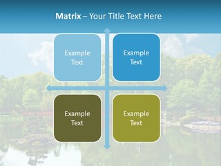 A Red Bridge Over A Body Of Water PowerPoint Template