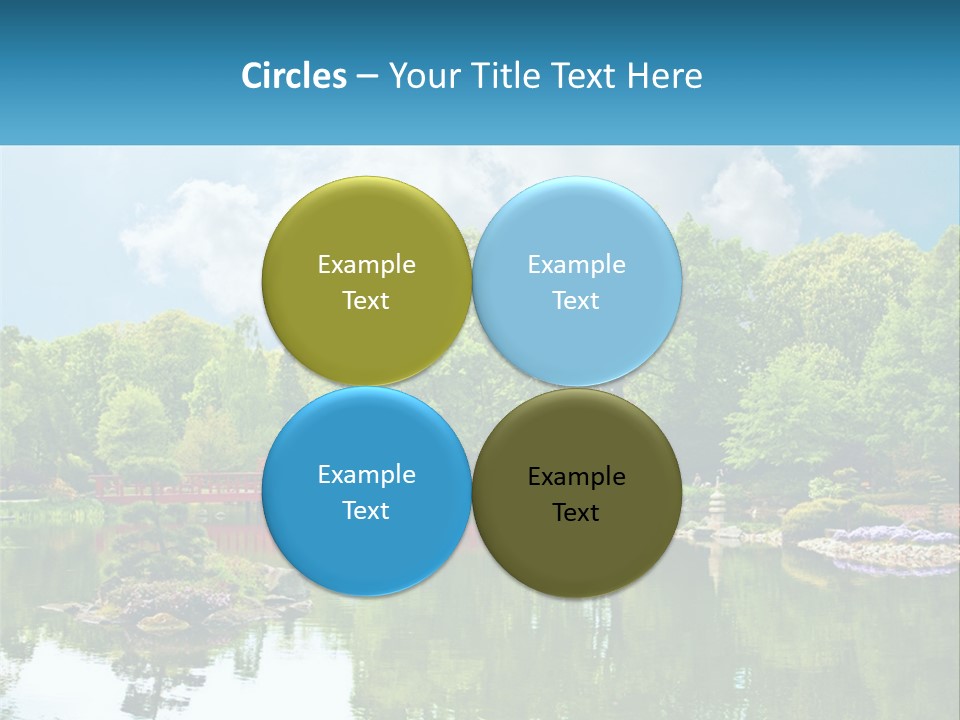 A Red Bridge Over A Body Of Water PowerPoint Template