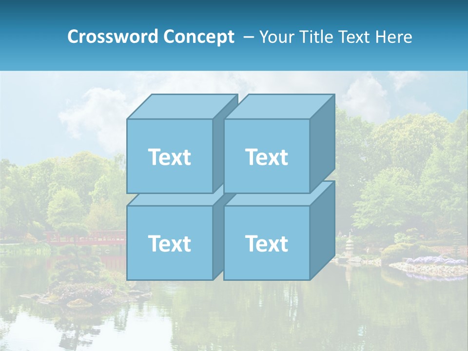 A Red Bridge Over A Body Of Water PowerPoint Template