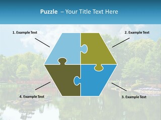 A Red Bridge Over A Body Of Water PowerPoint Template