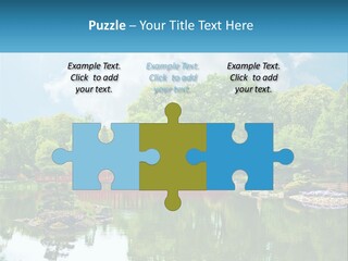 A Red Bridge Over A Body Of Water PowerPoint Template