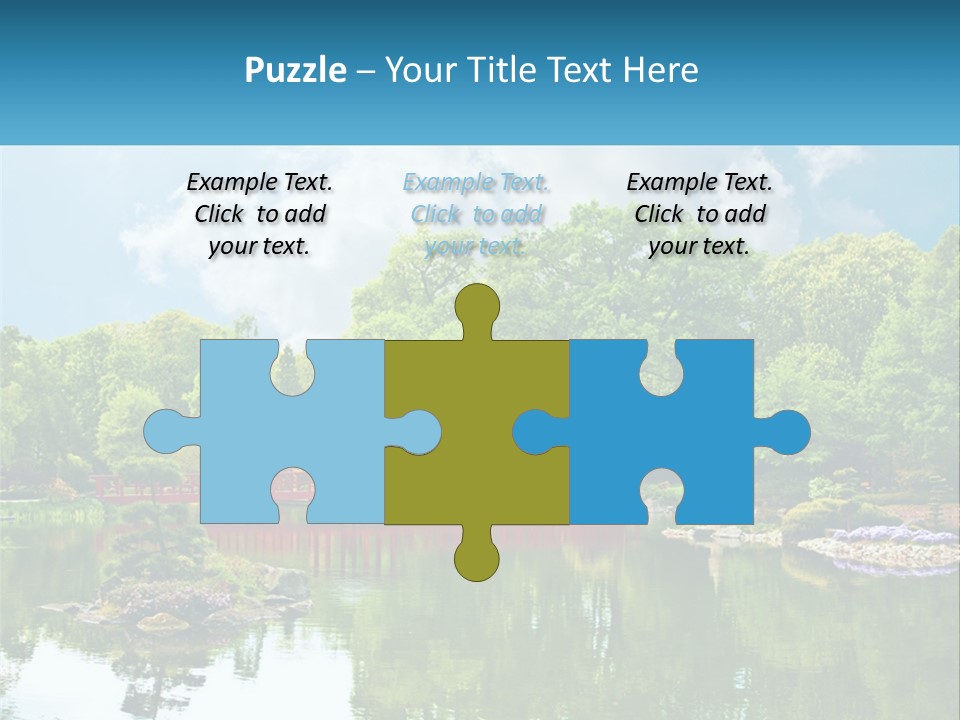 A Red Bridge Over A Body Of Water PowerPoint Template