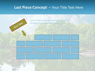 A Red Bridge Over A Body Of Water PowerPoint Template