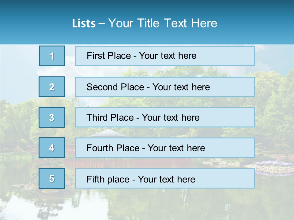 A Red Bridge Over A Body Of Water PowerPoint Template