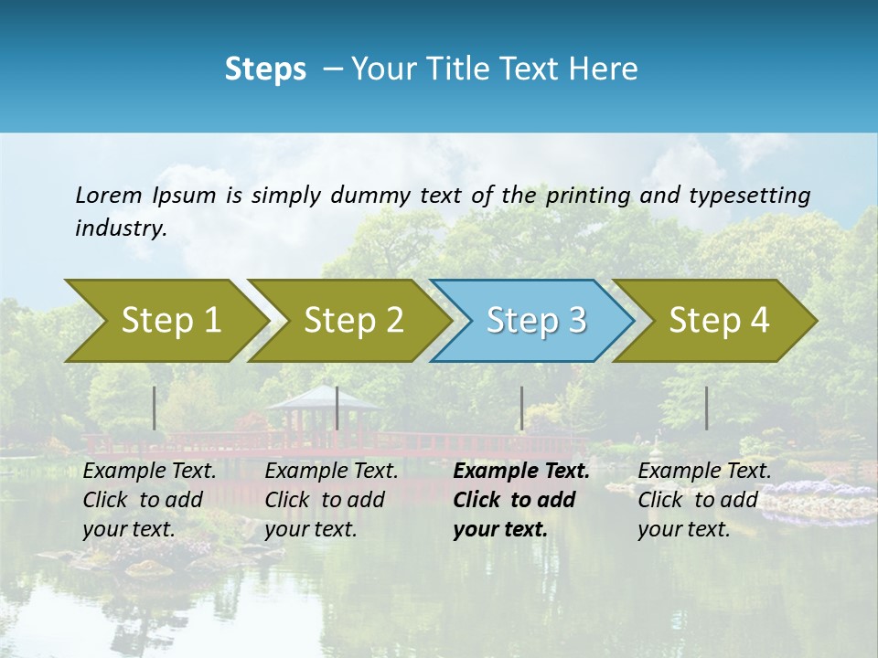 A Red Bridge Over A Body Of Water PowerPoint Template