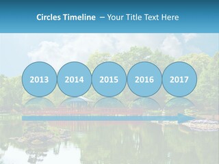 A Red Bridge Over A Body Of Water PowerPoint Template