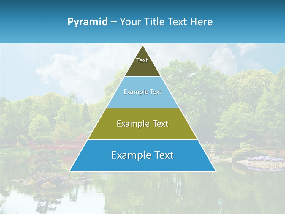 A Red Bridge Over A Body Of Water PowerPoint Template