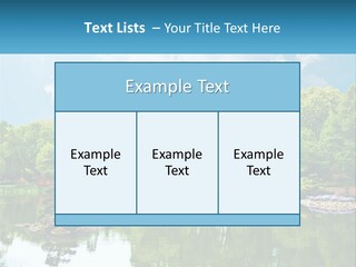 A Red Bridge Over A Body Of Water PowerPoint Template