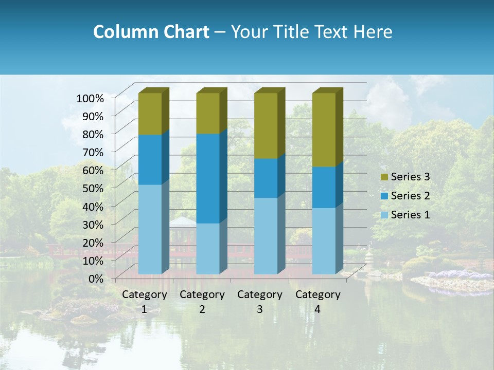 A Red Bridge Over A Body Of Water PowerPoint Template