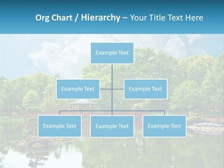 A Red Bridge Over A Body Of Water PowerPoint Template