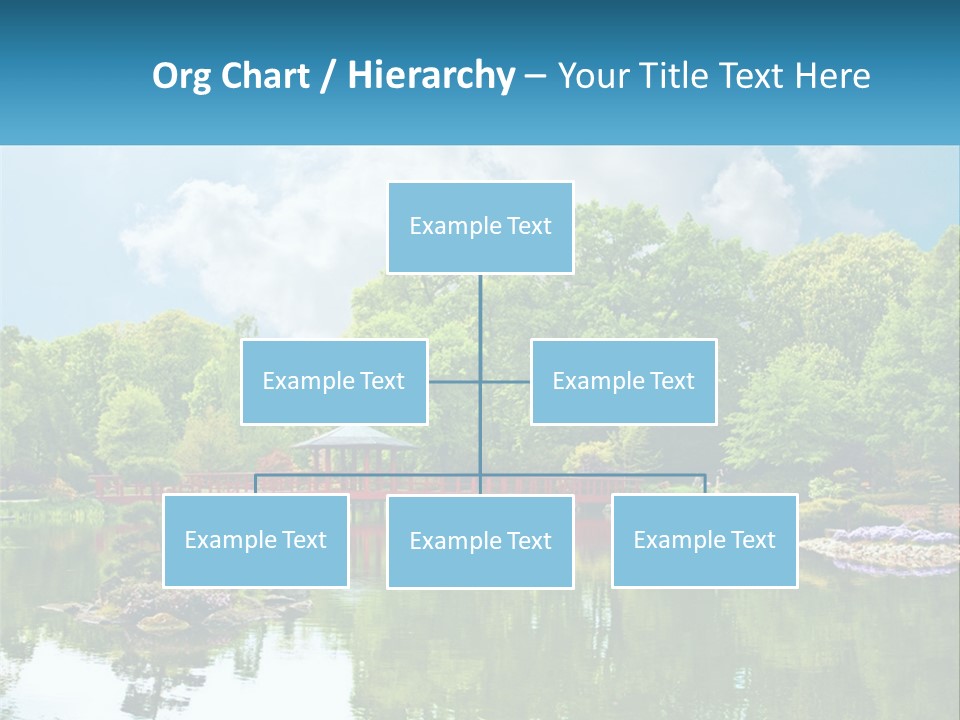 A Red Bridge Over A Body Of Water PowerPoint Template