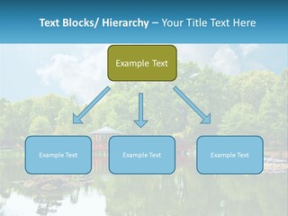 A Red Bridge Over A Body Of Water PowerPoint Template