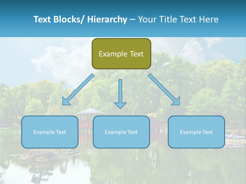 A Red Bridge Over A Body Of Water PowerPoint Template