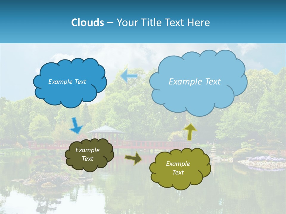 A Red Bridge Over A Body Of Water PowerPoint Template