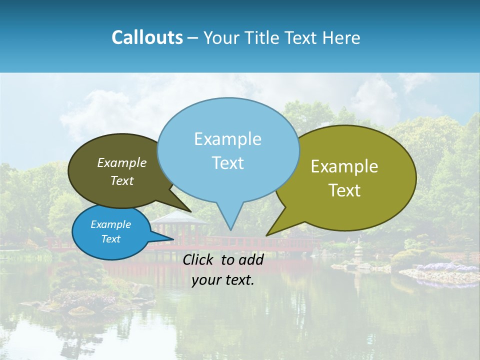 A Red Bridge Over A Body Of Water PowerPoint Template