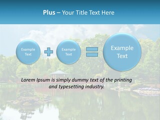 A Red Bridge Over A Body Of Water PowerPoint Template