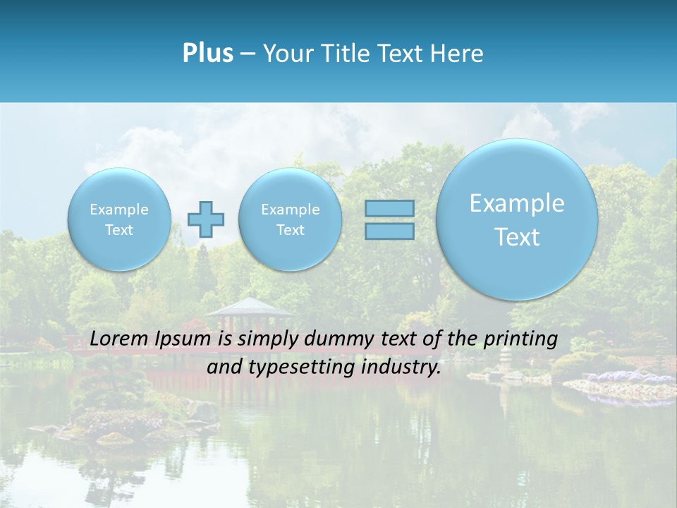 A Red Bridge Over A Body Of Water PowerPoint Template