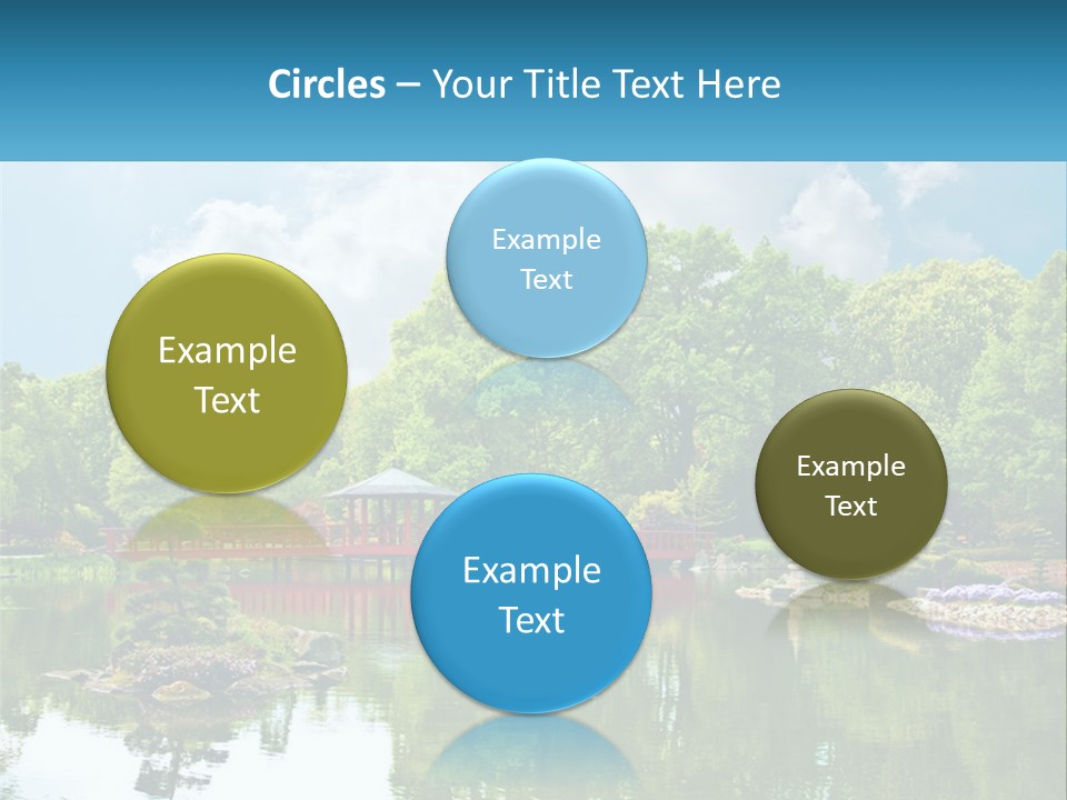 A Red Bridge Over A Body Of Water PowerPoint Template