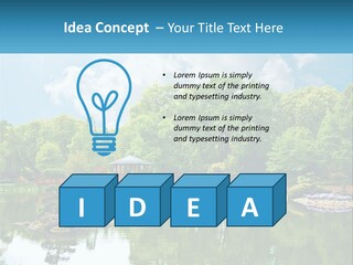 A Red Bridge Over A Body Of Water PowerPoint Template