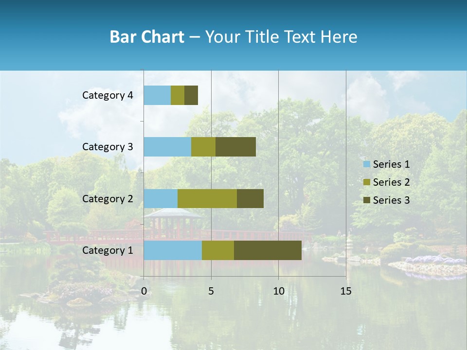 A Red Bridge Over A Body Of Water PowerPoint Template