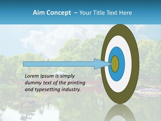 A Red Bridge Over A Body Of Water PowerPoint Template