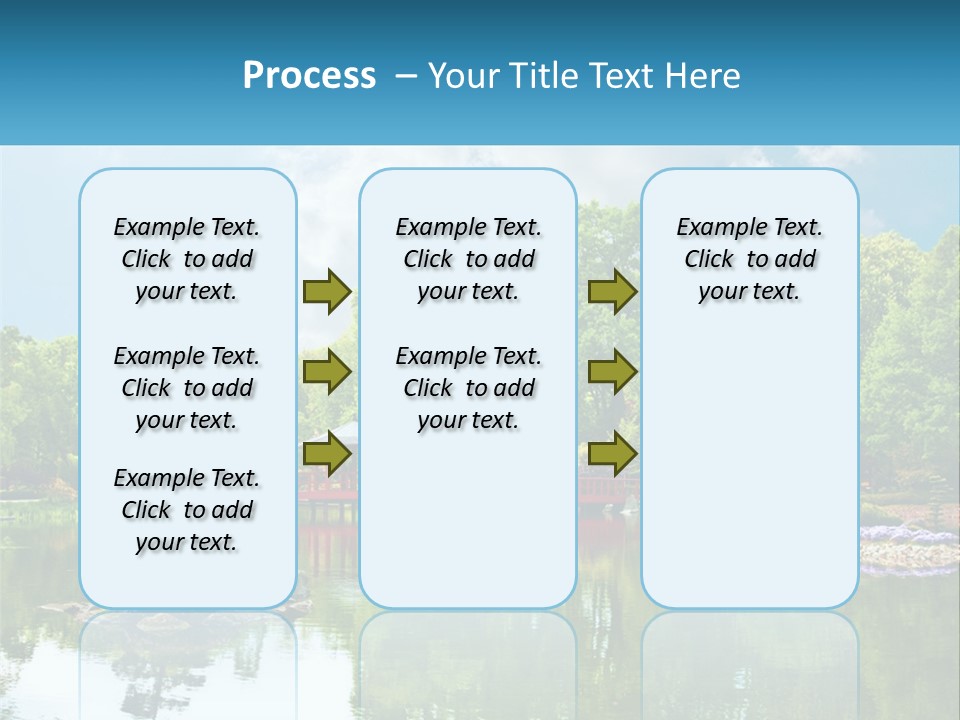 A Red Bridge Over A Body Of Water PowerPoint Template