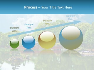 A Red Bridge Over A Body Of Water PowerPoint Template