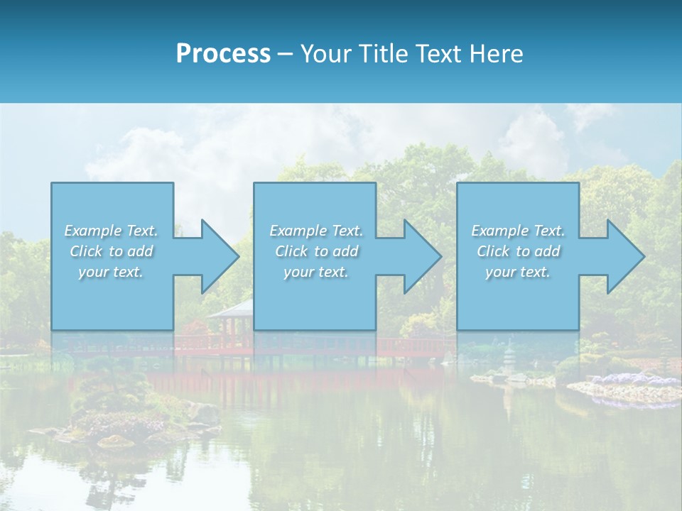A Red Bridge Over A Body Of Water PowerPoint Template