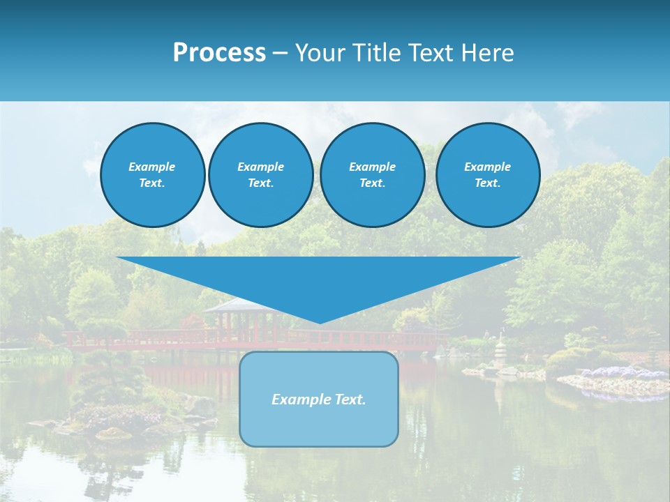A Red Bridge Over A Body Of Water PowerPoint Template