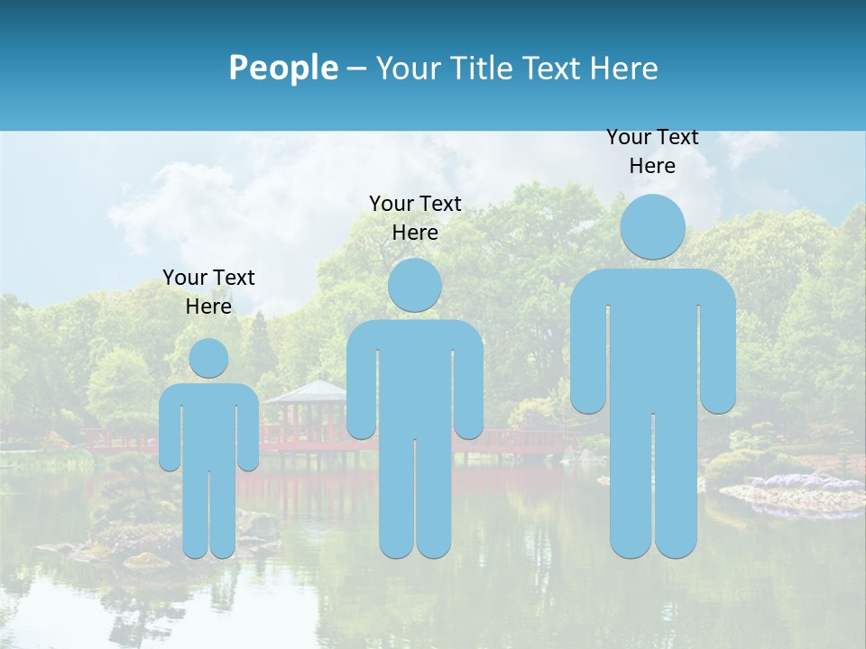 A Red Bridge Over A Body Of Water PowerPoint Template