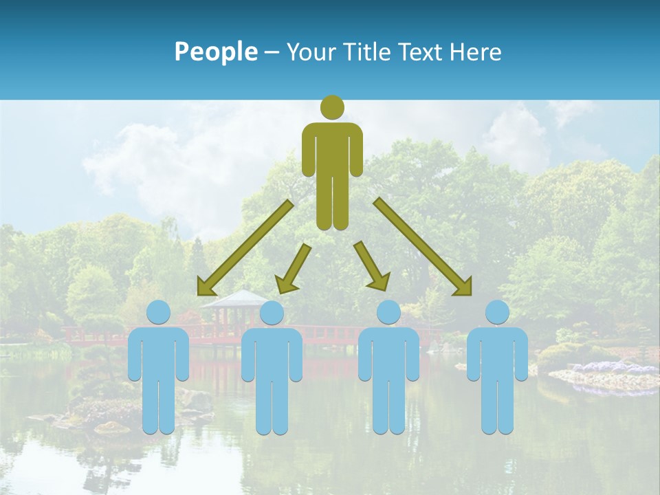 A Red Bridge Over A Body Of Water PowerPoint Template