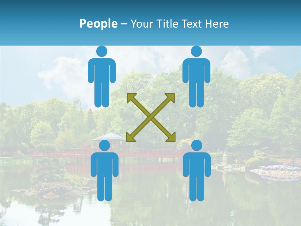 A Red Bridge Over A Body Of Water PowerPoint Template