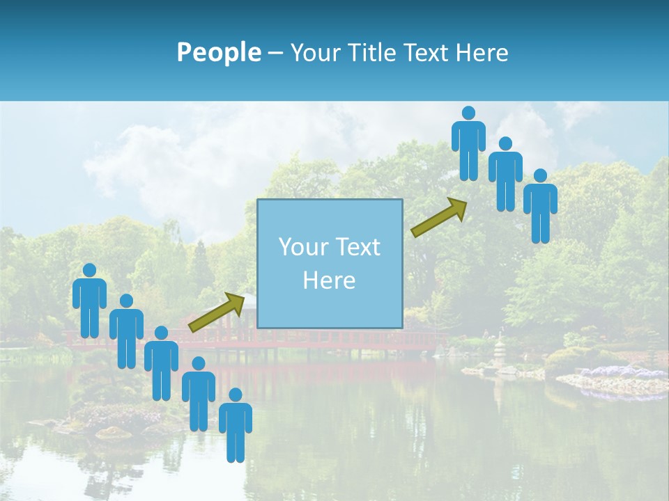 A Red Bridge Over A Body Of Water PowerPoint Template