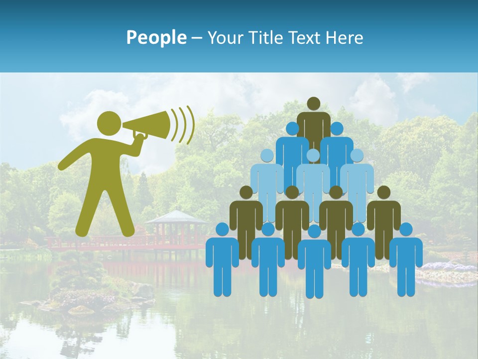 A Red Bridge Over A Body Of Water PowerPoint Template